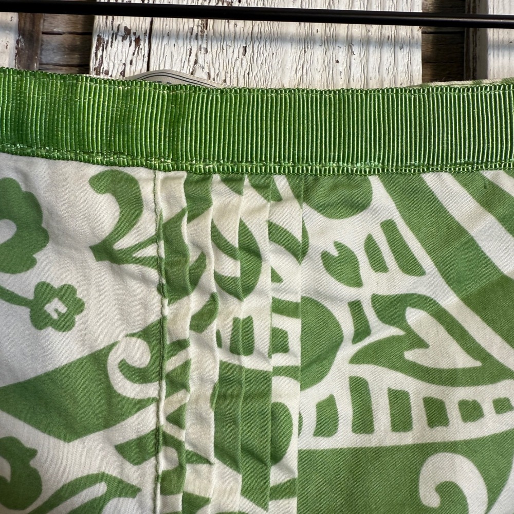 VTG '05 Y2K Old Navy Tropical Floral Skirt Size 14‎ Green White Whimsical Fairy - Picture 10 of 12